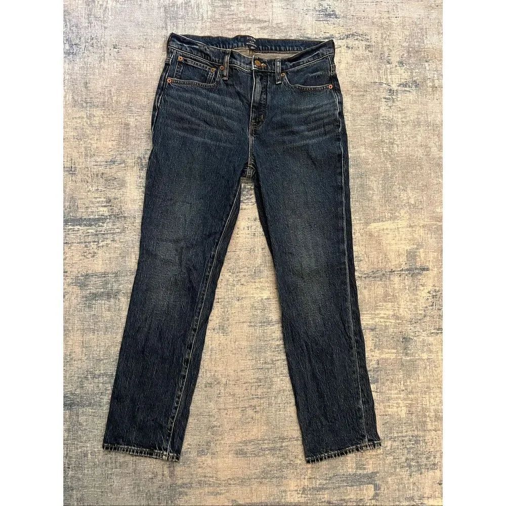 JCrew Blue Slim Boyfriend All Day Stretch Style CB361 Jeans Size 28"